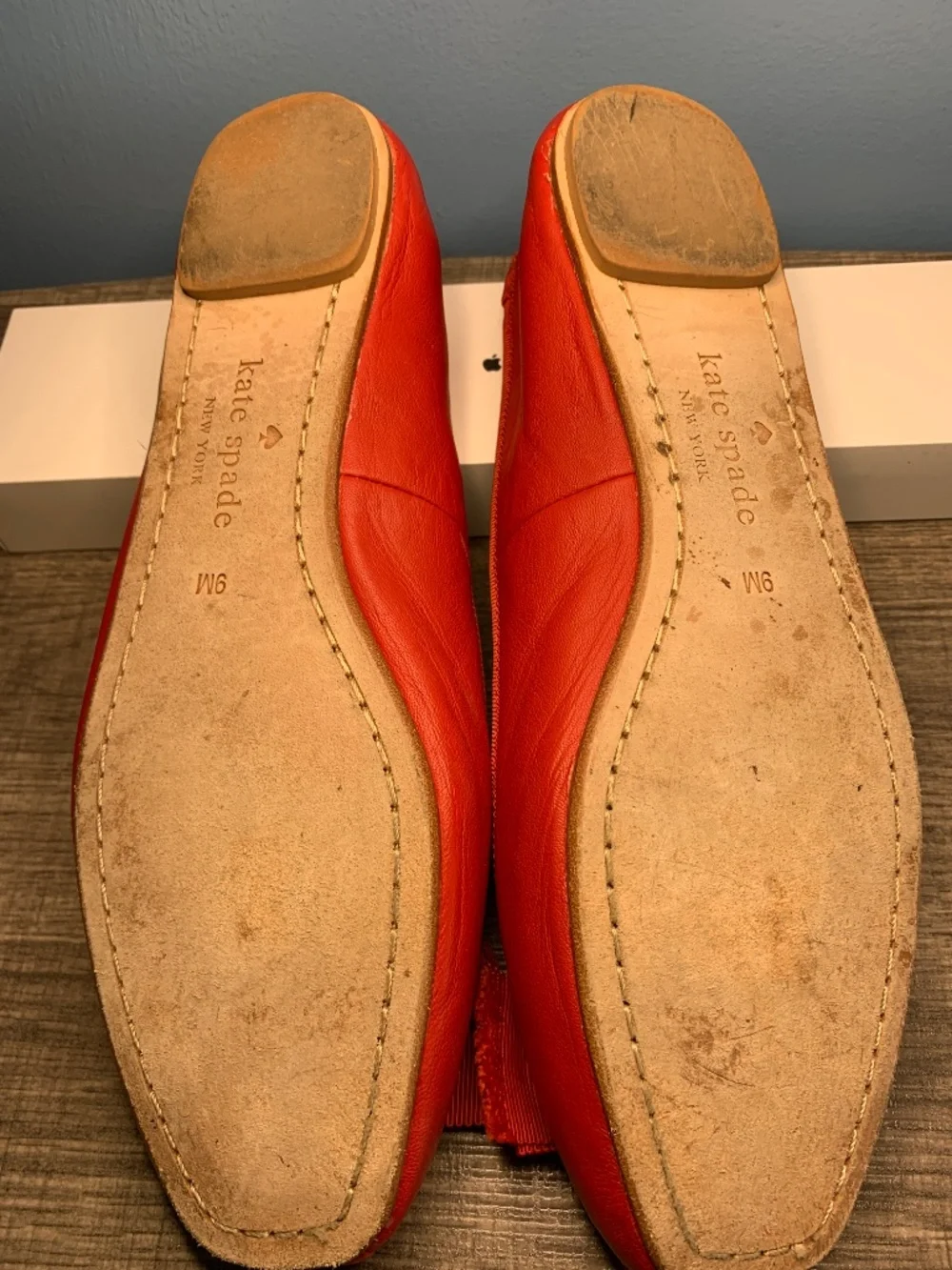Kate Spade New York ballet flats in red size 9M - Picture 3 of 5